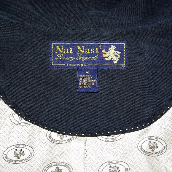 Unique Nat Nast Silk Jacket - Argyle Pattern - Picture 2 of 4